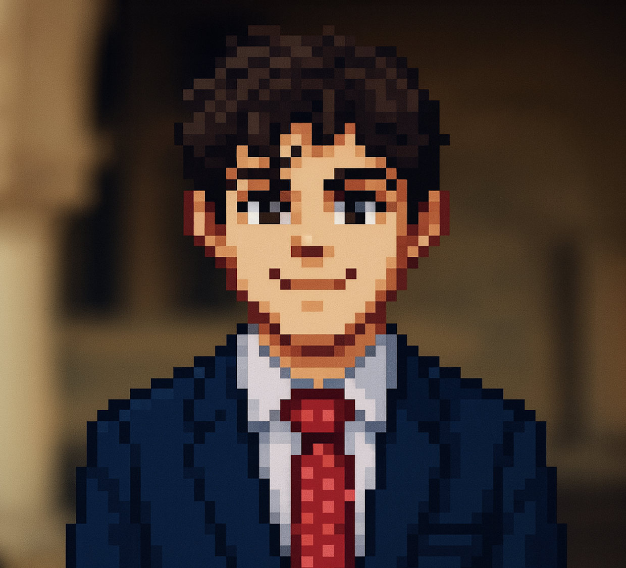 Pixel portrait of Anson Omar